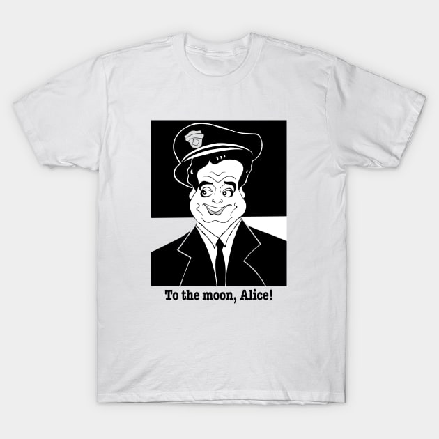 CLASSIC TV SHOW SITCOM THE HONEYMOONERS T-Shirt by cartoonistguy